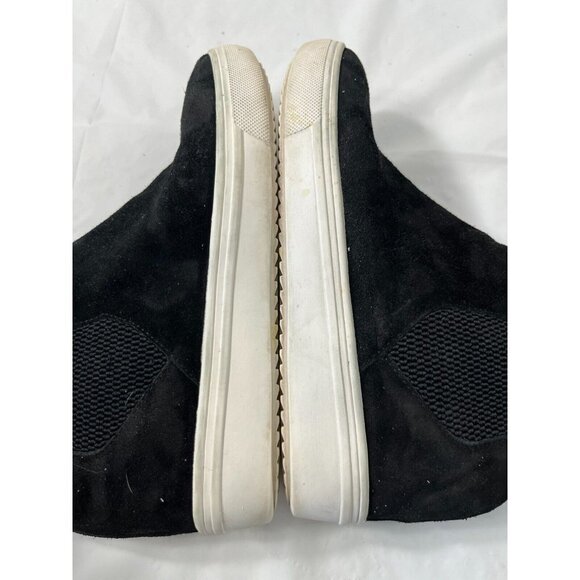 Steve Madden Ladies Wedge Sneakers Suede Leather Upper Size 7 Sultan Sul0291 - Picture 5 of 14